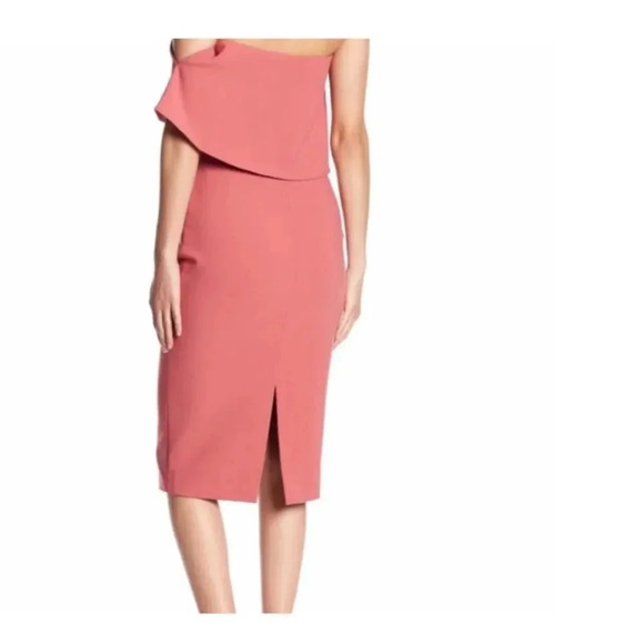 LIKELY Size 0 Revolve Driggs Mauve Strapless Thicker Weight Midi Dress - Picture 7 of 7